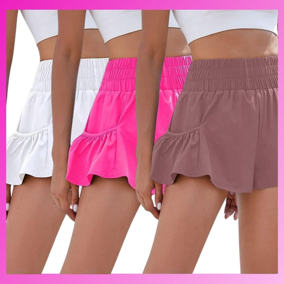Why Every Fitspo TikToker Is Wearing These Flowy Running Shorts – E! Online